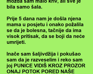 Tašta se žalila da je BOLESNA a onda se on NAŠALIO , izbio je PRAVI HAOS! URNEBESNO! Tašta se žalila da je BOLESNA a onda se on NAŠALIO , izbio je PRAVI HAOS! URNEBESNO!