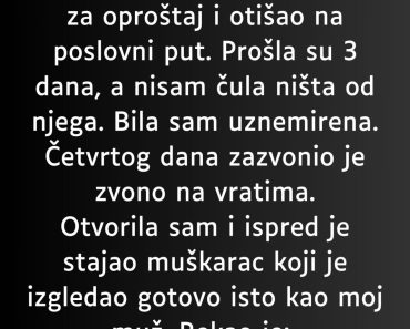 MUŽ je otišao na posao a onda je SVE POSTALO toliko ŠOKANTNO da se GRANIČI sa ludilom!