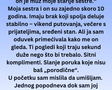 Imam 22 godine, on ima 38 , jednog dana kada smo ostali sami ….
