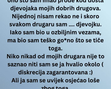 Spavao je SVAKOM devojkom od drugara a onda mu se sve VRATILO…. Spavao je SVAKOM devojkom od drugara a onda mu se sve VRATILO….