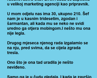 IMAO je STROGOG šefa ali onda je DOŠLA nova KOLEGINICA i nastala je SCENA koju će PAMTITI! IMAO je STROGOG šefa ali onda je DOŠLA nova KOLEGINICA i nastala je SCENA koju će PAMTITI!