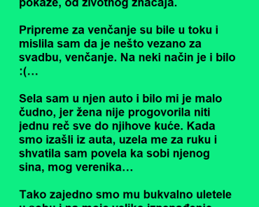 Buduća SVEKRVA ju je POZVALA uoči venčanja da joj PREDOČI da je njen SIN vara ali kada je VIDELA sa kim ŠOK…