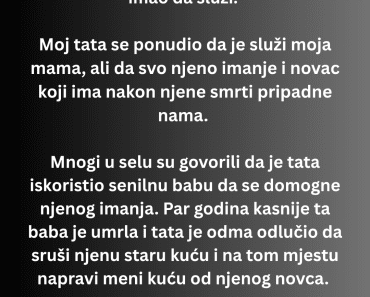 Kada PROČITATE ovu ISPOVEST proći će vas JEZA ….