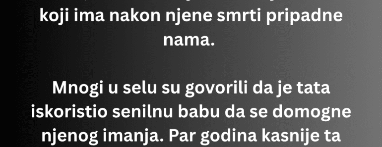 Kada PROČITATE ovu ISPOVEST proći će vas JEZA ….