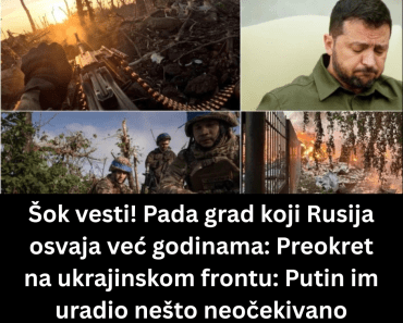 Šok vesti! Pada grad koji Rusija osvaja već godinama: Preokret na ukrajinskom frontu: Putin im uradio nešto neočekivano Šok vesti! Pada grad koji Rusija osvaja već godinama: Preokret na ukrajinskom frontu: Putin im uradio nešto neočekivano