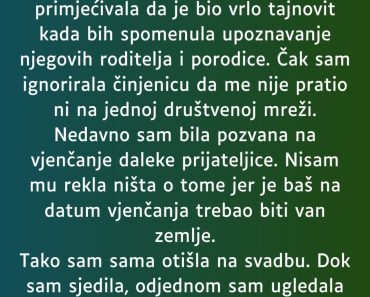 Dečko je BIO tajnovit , a onda je USLEDIO pravi ŠOK za nju! Dečko je BIO tajnovit , a onda je USLEDIO pravi ŠOK za nju!