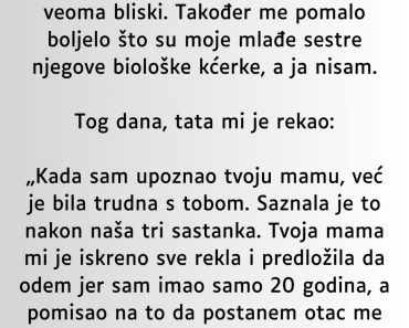 SAZNALA je da joj TATA nije BIOLOŠKI otac ali onda je USLEDIO PRAVI ŠOK kada je čula OVO! SAZNALA je da joj TATA nije BIOLOŠKI otac ali onda je USLEDIO PRAVI ŠOK kada je čula OVO!