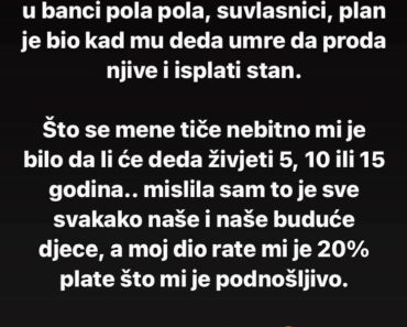 Plaćala je GODINAMA kredit za stan a onda je MUŽ uradio OVO!