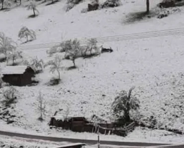 Pao sneg! U komšiluku veje kao usred zime, pogledajte neverovatne snimke! (VIDEO)