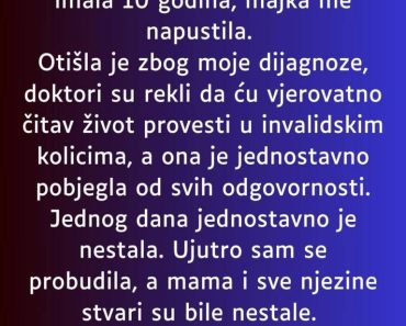 “Kad sam imala 10 godina, majka me napustila…” “Kad sam imala 10 godina, majka me napustila…”