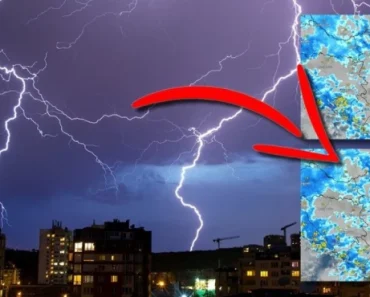 Pucaće gromovi, padaće grad: Pogledajte kako će se nevreme kretati iz časa u čas (MAPA) Pucaće gromovi, padaće grad: Pogledajte kako će se nevreme kretati iz časa u čas (MAPA)