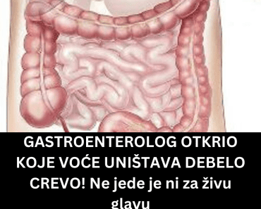 GASTROENTEROLOG OTKRIO KOJE VOĆE UNIŠTAVA DEBELO CREVO! Ne jede je ni za živu glavu GASTROENTEROLOG OTKRIO KOJE VOĆE UNIŠTAVA DEBELO CREVO! Ne jede je ni za živu glavu