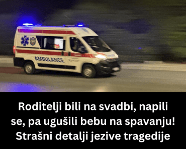Roditelji bili na svadbi, napili se, pa ugušili bebu na spavanju! Strašni detalji jezive tragedije