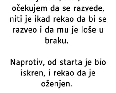 “Zabavljam se sa oženjenim čovjekom…” “Zabavljam se sa oženjenim čovjekom…”