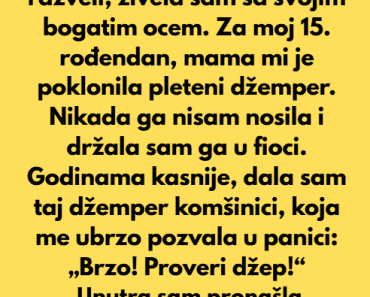 Kada su se moji roditelji razveli, živela sam sa… Kada su se moji roditelji razveli, živela sam sa…