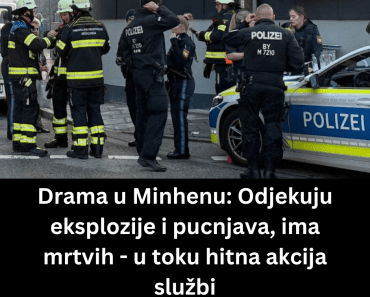 Drama u Minhenu: Odjekuju eksplozije i pucnjava, ima mrtvih – u toku hitna akcija službi Drama u Minhenu: Odjekuju eksplozije i pucnjava, ima mrtvih – u toku hitna akcija službi