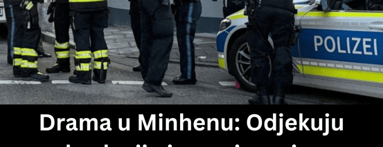 Drama u Minhenu: Odjekuju eksplozije i pucnjava, ima mrtvih – u toku hitna akcija službi