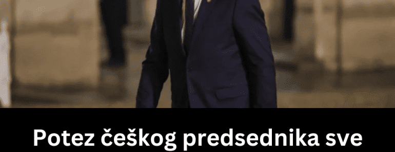 Potez češkog predsednika sve iznenadio: Snimili ga, nije hteo da komentariše (VIDEO)