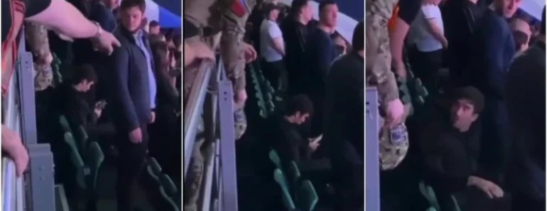 Migrant nije ustao na rusku himnu, pogledajte šta mu je uradio pobesneli Rus! (VIDEO)