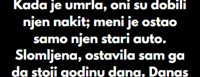 “Brinula sam o baki tokom njenih poslednjih godina ali sve je …”
