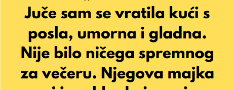 “Moji svekar i svekrva očekuju da budem domaćica — ali ja to ne prihvatam…”