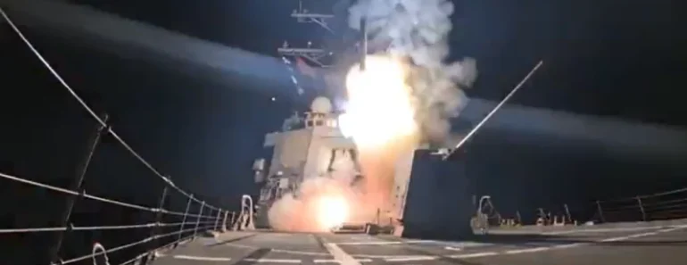 (VIDEO) Počelo razaranje! Tramp izdao hitno naređenje: Amerika lansirala krstareće rakete