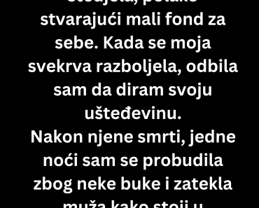 Odbila sam da pomognem bolesnoj svekrvi a sada ….