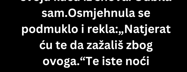 Odbijam prodati svoju porodičnu kuću a onda mi je snaha ovo uradila….