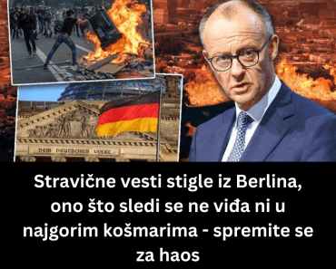 Stravične vesti stigle iz Berlina, ono što sledi se ne viđa ni u najgorim košmarima – spremite se za haos Stravične vesti stigle iz Berlina, ono što sledi se ne viđa ni u najgorim košmarima – spremite se za haos