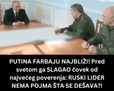 PUTINA FARBAJU NAJBLIŽI! Pred svetom ga SLAGAO čovek od najvećeg poverenja: RUSKI LIDER NEMA POJMA ŠTA SE DEŠAVA?!