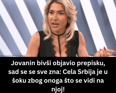 Jovanin bivši objavio prepisku, sad se se sve zna: Cela Srbija je u šoku zbog onoga što se vidi na njoj!