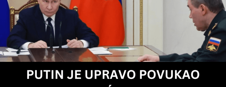 PUTIN JE UPRAVO POVUKAO POTEZ KOJI ĆE ODJEKNUTI SVETOM! Hitno sazvao sastanak, pa izdao OVO NAREĐENJE!