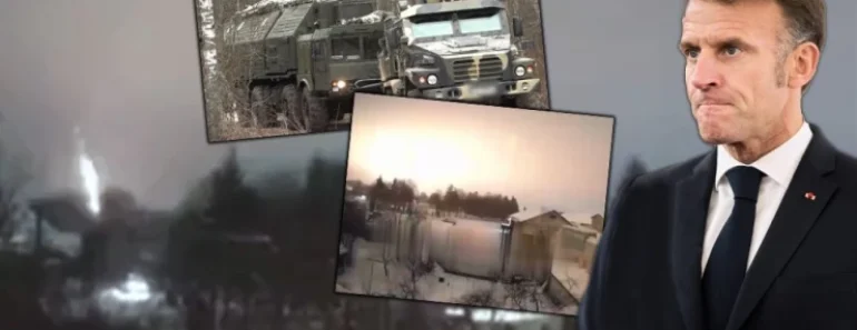 (VIDEO) Šok iz Rusije za Makrona! Izletelo je iz oblaka i jezivom brzinom se zakucalo u tlo