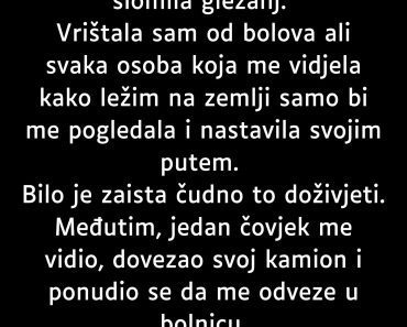 Slomila je gležanj ali pravi šok je tek usledio ….