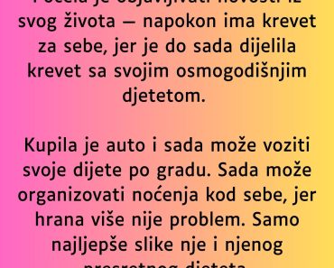 Moja bivša kolegica nedavno je osvojila… Moja bivša kolegica nedavno je osvojila…
