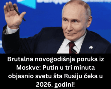 Brutalna novogodišnja poruka iz Moskve: Putin u tri minuta objasnio svetu šta Rusiju čeka u 2026. godini!