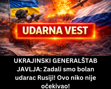 UKRAJINSKI GENERALŠTAB JAVLJA: Zadali smo bolan udarac Rusiji! Ovo niko nije očekivao!