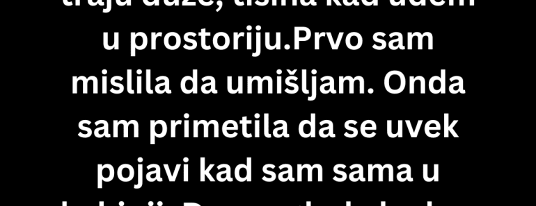 Znam da me zet gleda drugačije, ali mi to prija a onda sam uradila ovo…