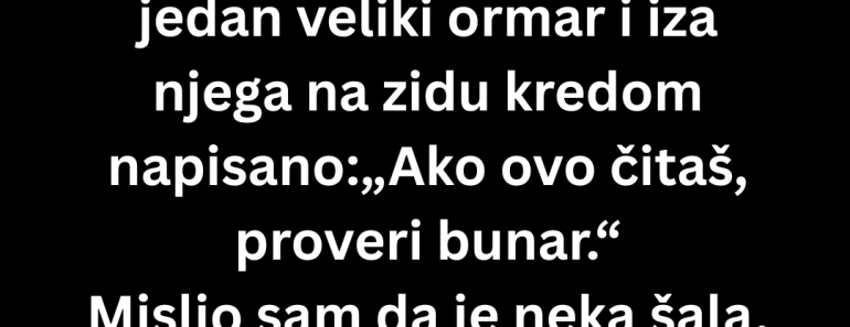 Kupio sam zapuštenu kuću, a ono što sam našao u bunaru promenilo je sve
