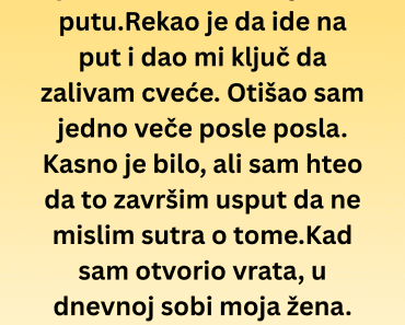 Brat mi je dao ključ stana, a unutra me čekao najveći šok u životu
