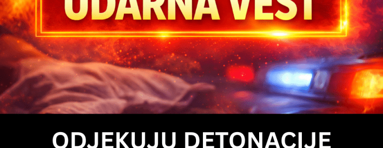 ODJEKUJU DETONACIJE KOD SMEDEREVA! Dve povređene osobe…