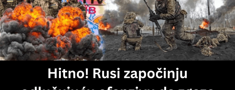 Hitno! Rusi započinju odlučujuću ofanzivu da zgaze Ukrajinu! Nemci objavili šok saznanja!