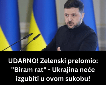UDARNO! Zelenski prelomio: “Biram rat” – Ukrajina neće izgubiti u ovom sukobu!