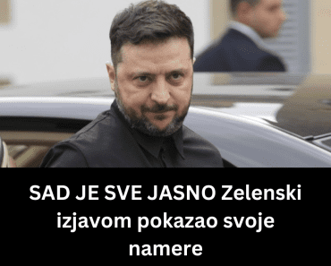 SAD JE SVE JASNO Zelenski izjavom pokazao svoje namere