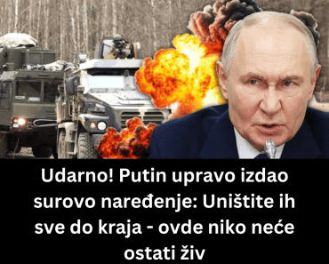 Udarno! Putin upravo izdao surovo naređenje: Uništite ih sve do kraja – ovde niko neće ostati živ