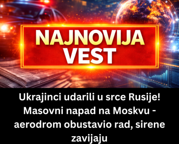Ukrajinci udarili u srce Rusije! Masovni napad na Moskvu – aerodrom obustavio rad, sirene zavijaju