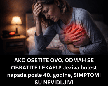 AKO OSETITE OVO, ODMAH SE OBRATITE LEKARU! Jeziva bolest napada posle 40. godine, SIMPTOMI SU NEVIDLJIVI AKO OSETITE OVO, ODMAH SE OBRATITE LEKARU! Jeziva bolest napada posle 40. godine, SIMPTOMI SU NEVIDLJIVI