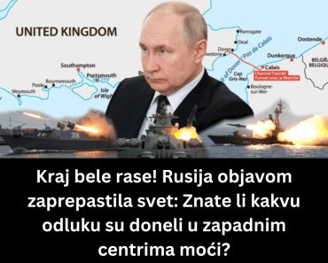 Kraj bele rase! Rusija objavom zaprepastila svet: Znate li kakvu odluku su doneli u zapadnim centrima moći?