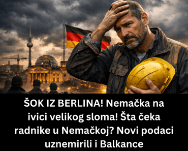 ŠOK IZ BERLINA! Nemačka na ivici velikog sloma! Šta čeka radnike u Nemačkoj? Novi podaci uznemirili i Balkance