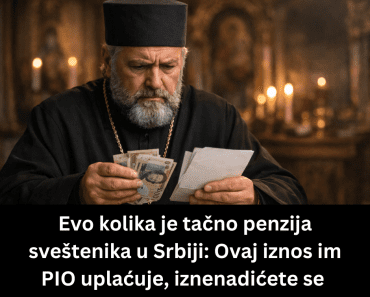 Evo kolika je tačno penzija sveštenika u Srbiji: Ovaj iznos im PIO uplaćuje, iznenadićete se dobro